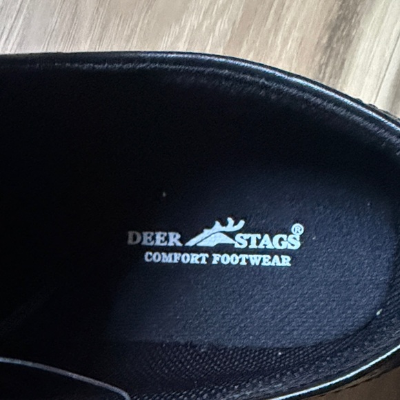 Deer Stags Black Oxford Dress Shoes - Picture 3 of 5